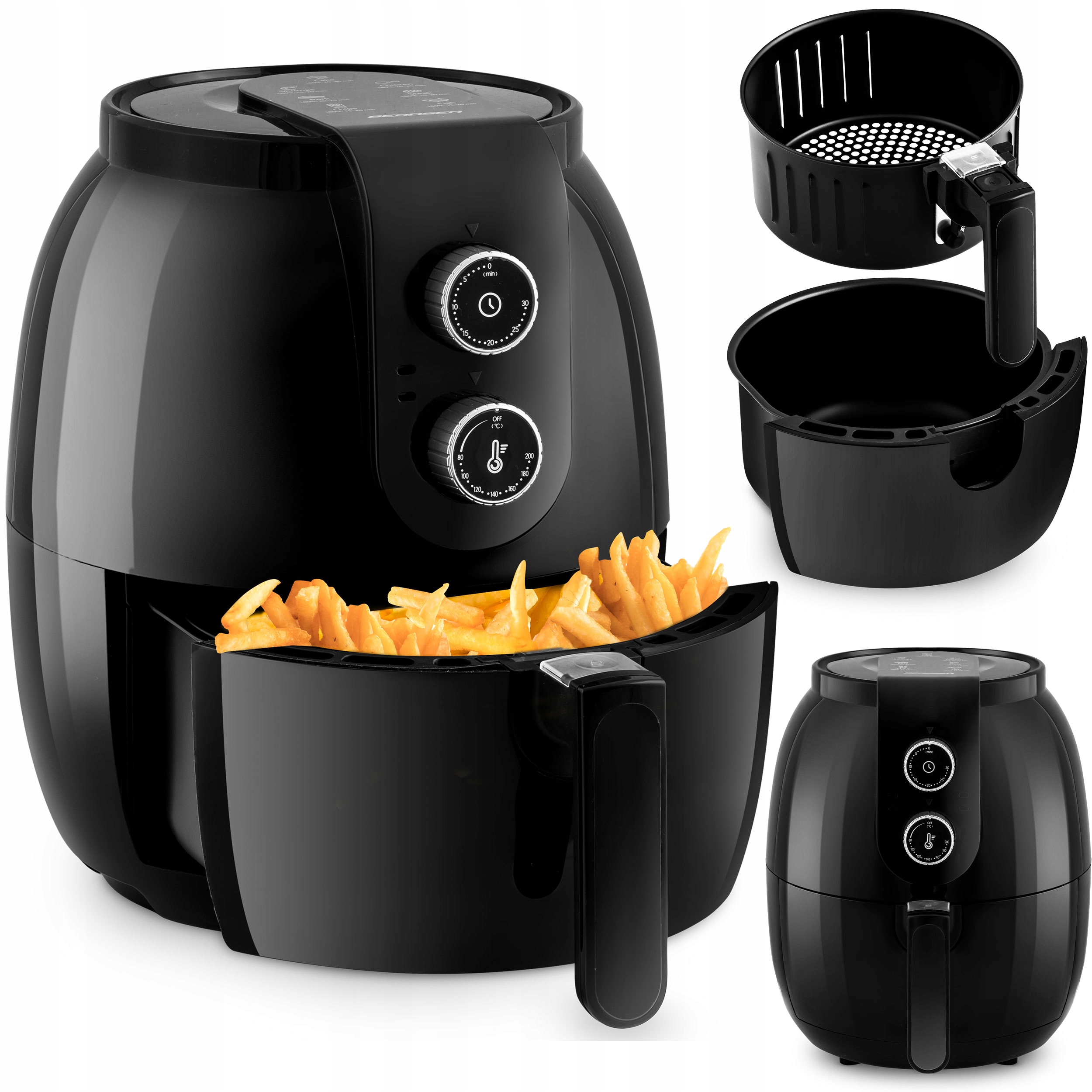 Beztuková fritéza Berdsen 365000 1300 W 3,6 l